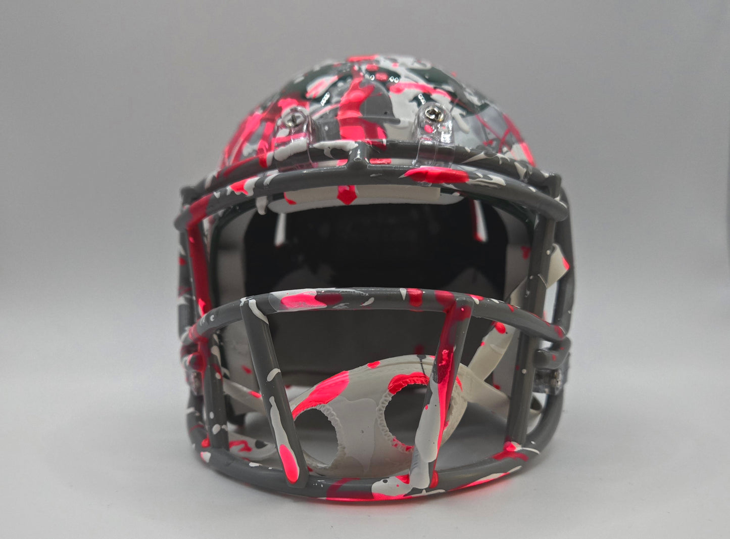 Philadelphia Eagles Custom Paint Splatter Mini Helmet