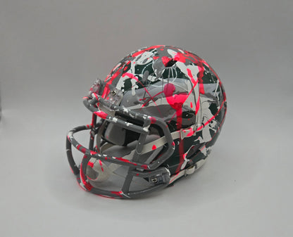 Philadelphia Eagles Custom Paint Splatter Mini Helmet