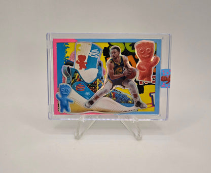 Stephen Curry 1/1 Sour Patch Custom Art Card