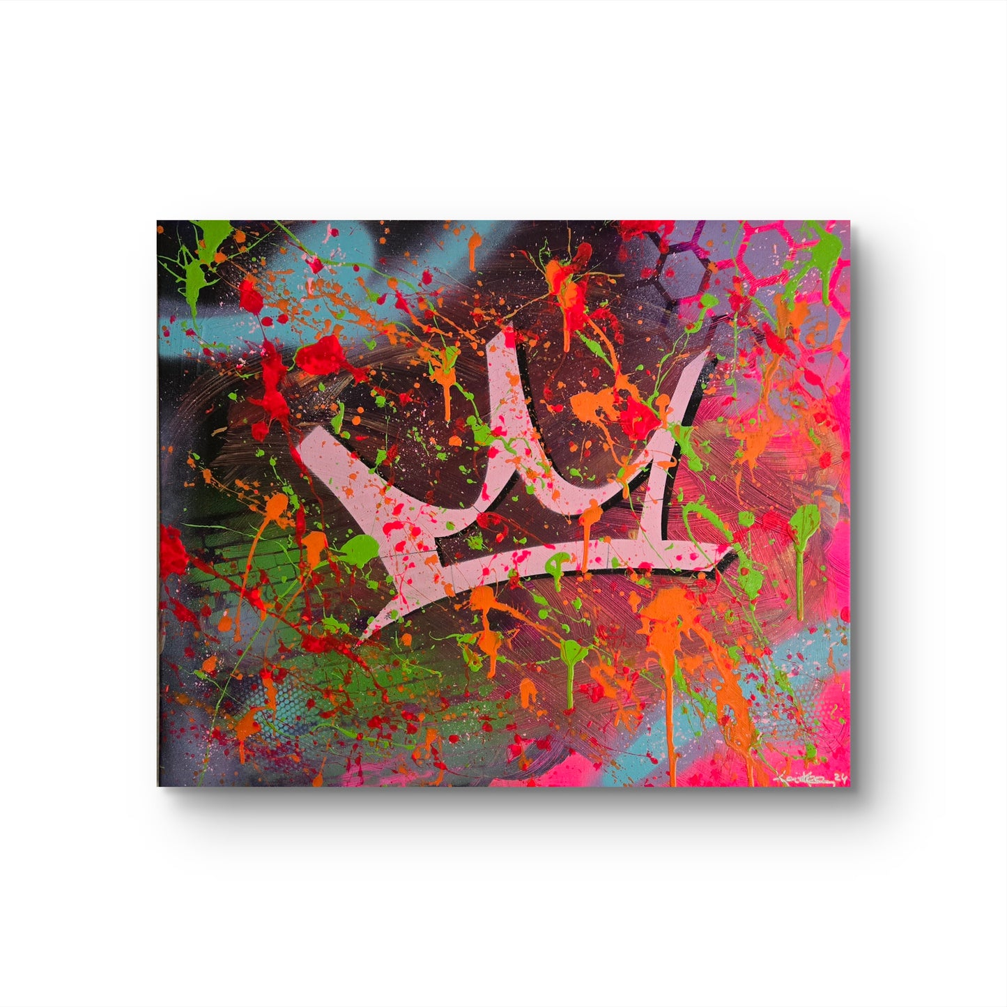 Crown 20x24x1 Mixed Media on Canvas